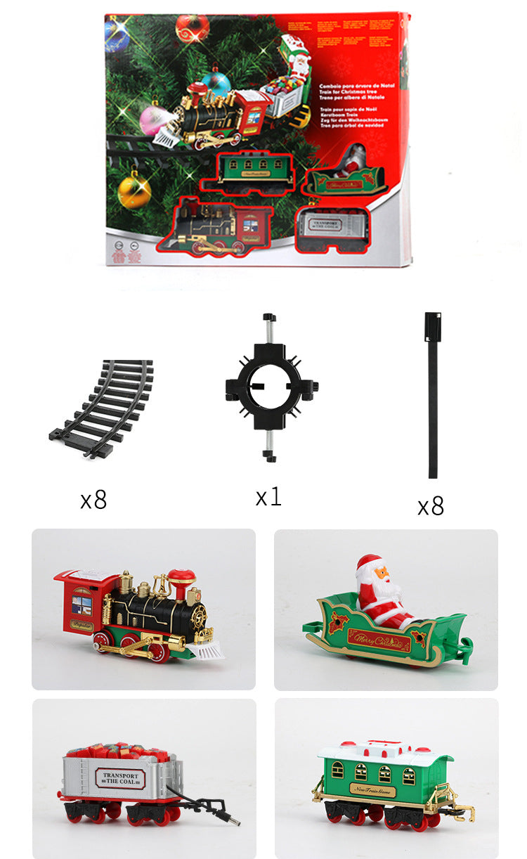 Toy Track Christmas Car Can Hang Christmas Tree