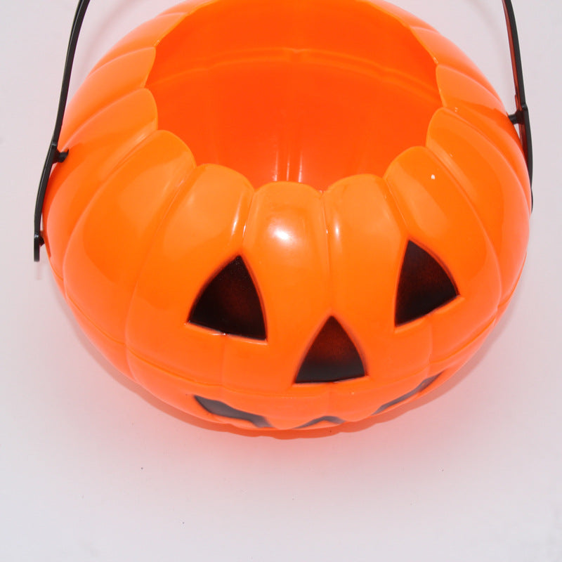 Halloween Pumpkin Bucket with Handle