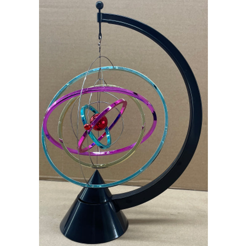 Five-ring rotating ball home decoration