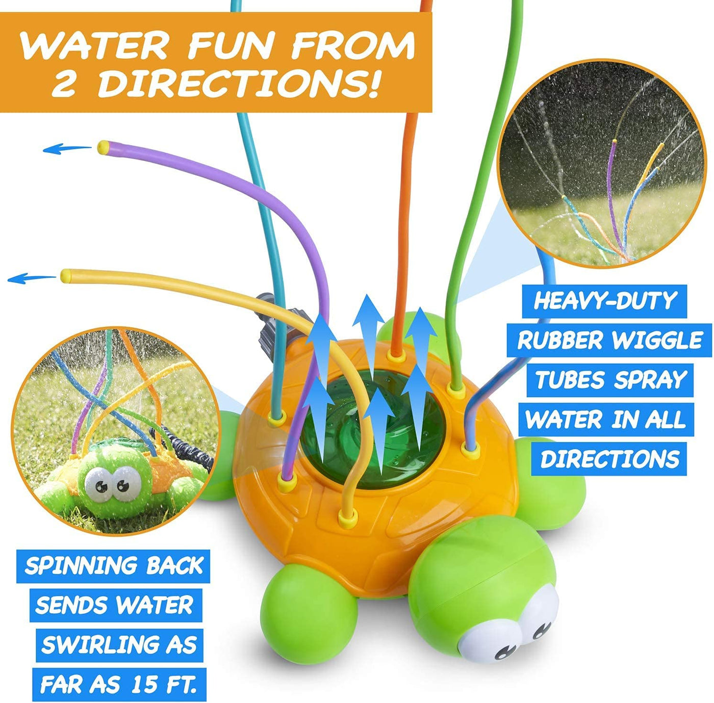 Spinning Turtle Sprinkler Toy