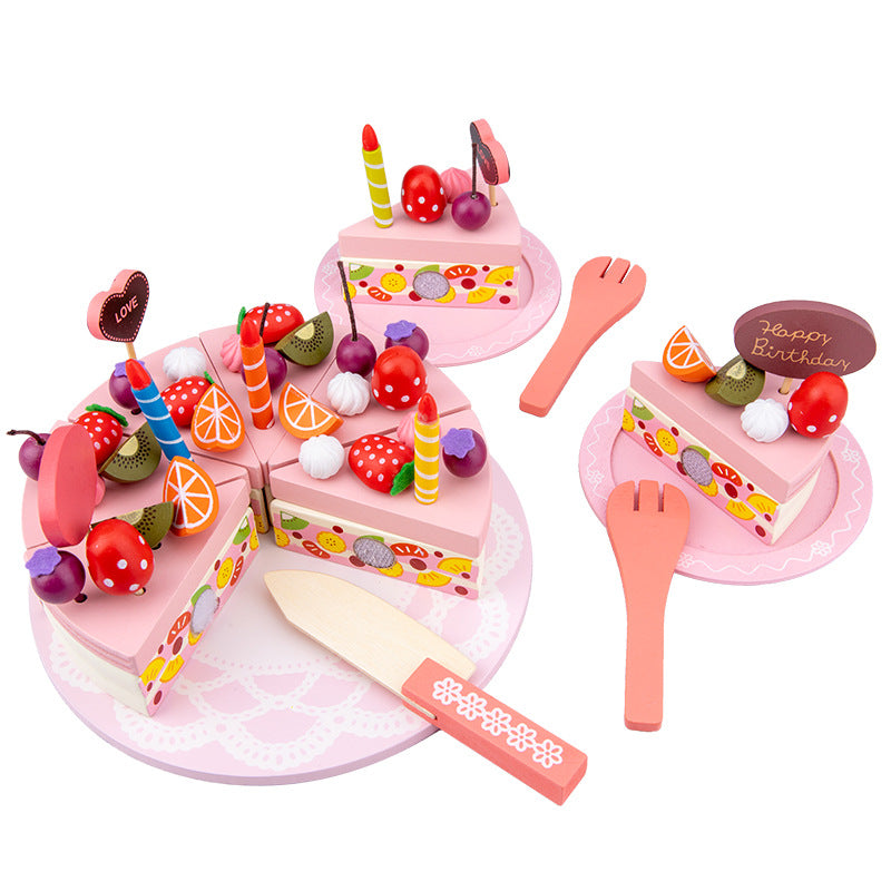 DIY Cutting Cake Toys,Montessori Tea Party Toys