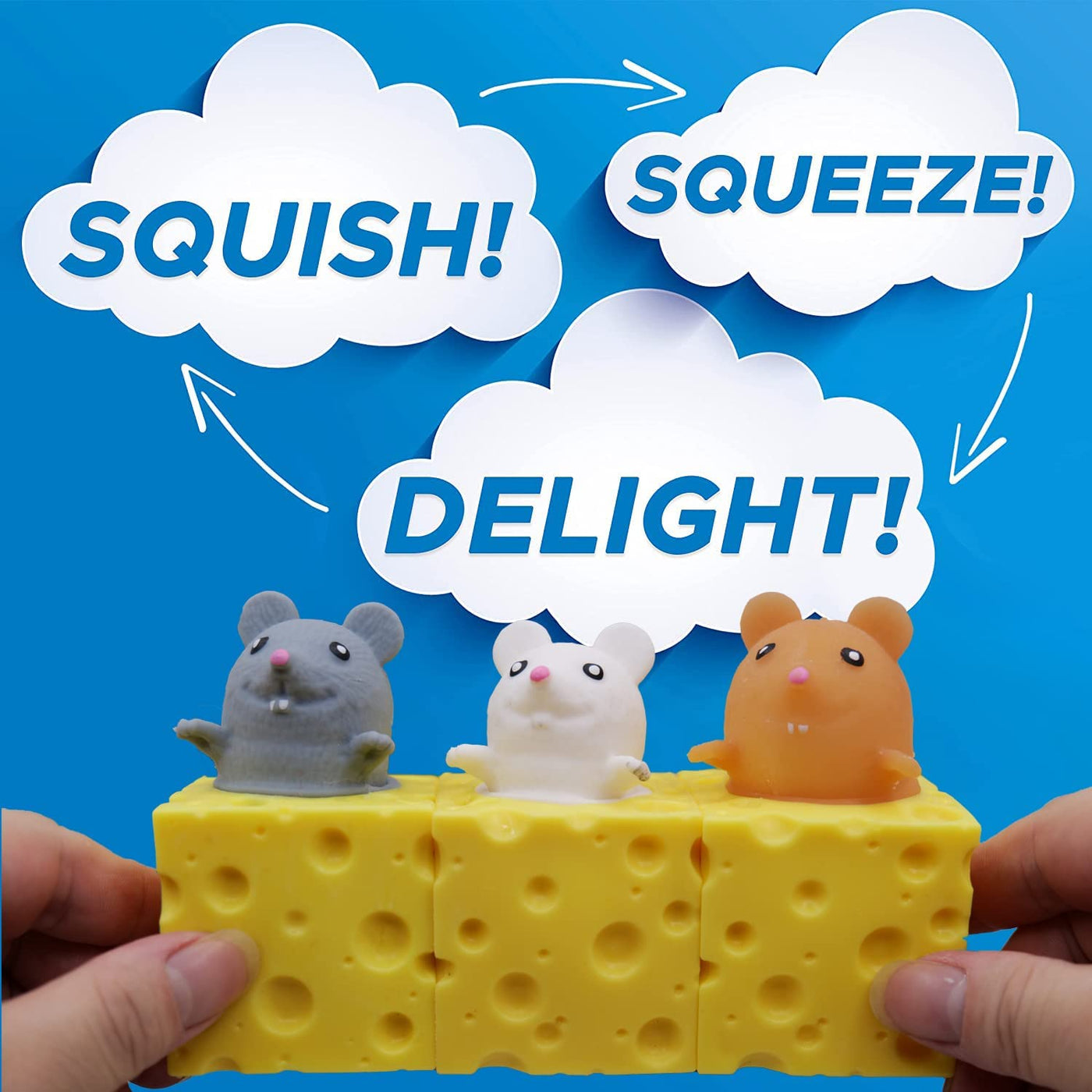 Squishy Toy Squeeze Cheese Mouse Cup