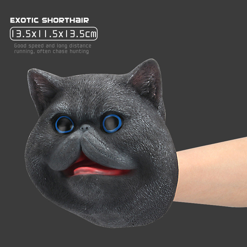 Soft Latex Cute Cat Hand Puppet
