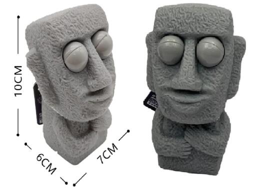 Squishy Toy Rock Man face Decompression