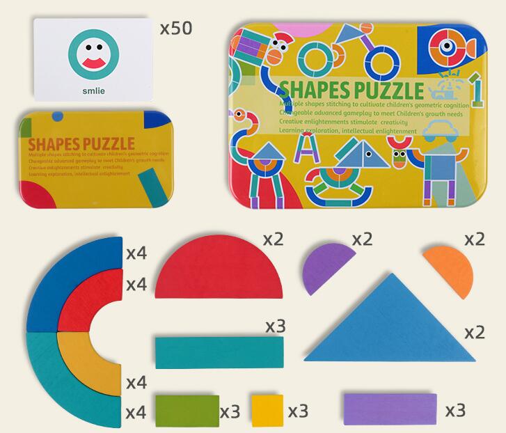 Blocks Jigsaw Puzzle Montessori Toys