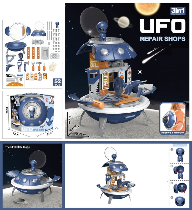 UFO planet simulation kitchen