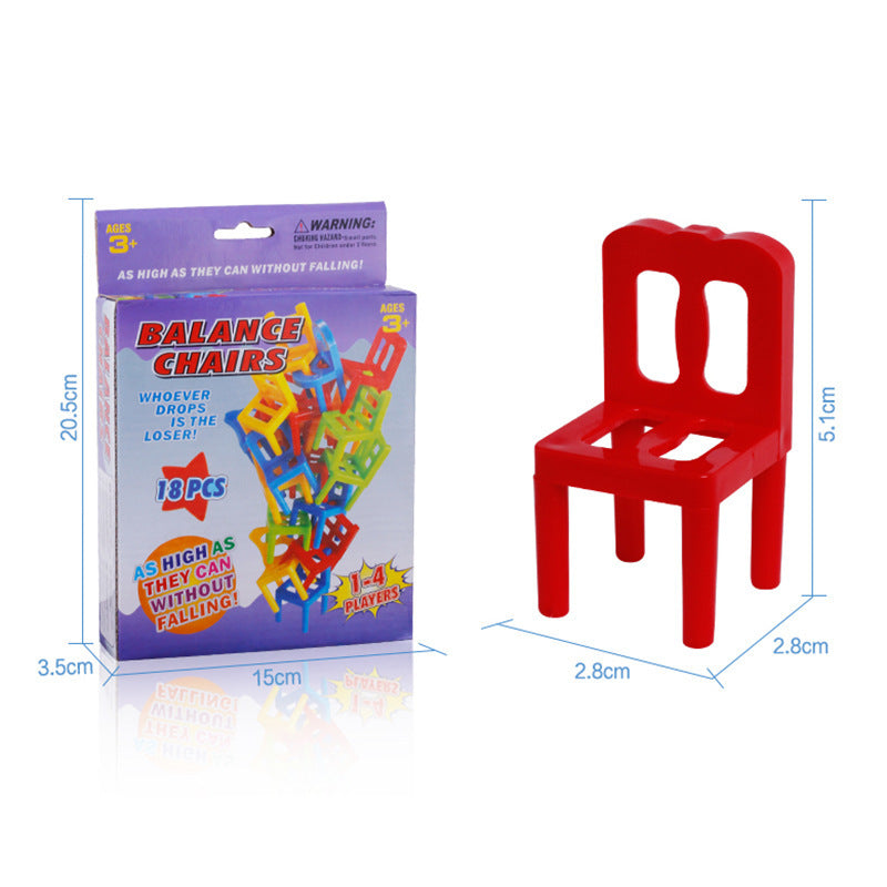 Mini DIY Balance Stacking Chair Toys
