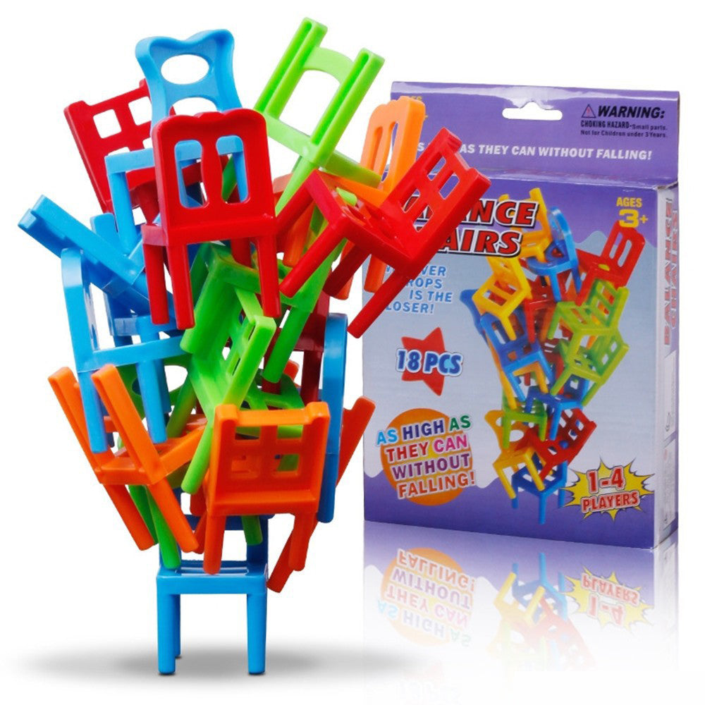 Mini DIY Balance Stacking Chair Toys