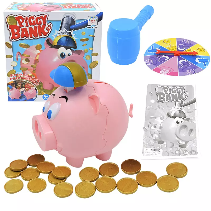 Exploding piggy bank kids toys games