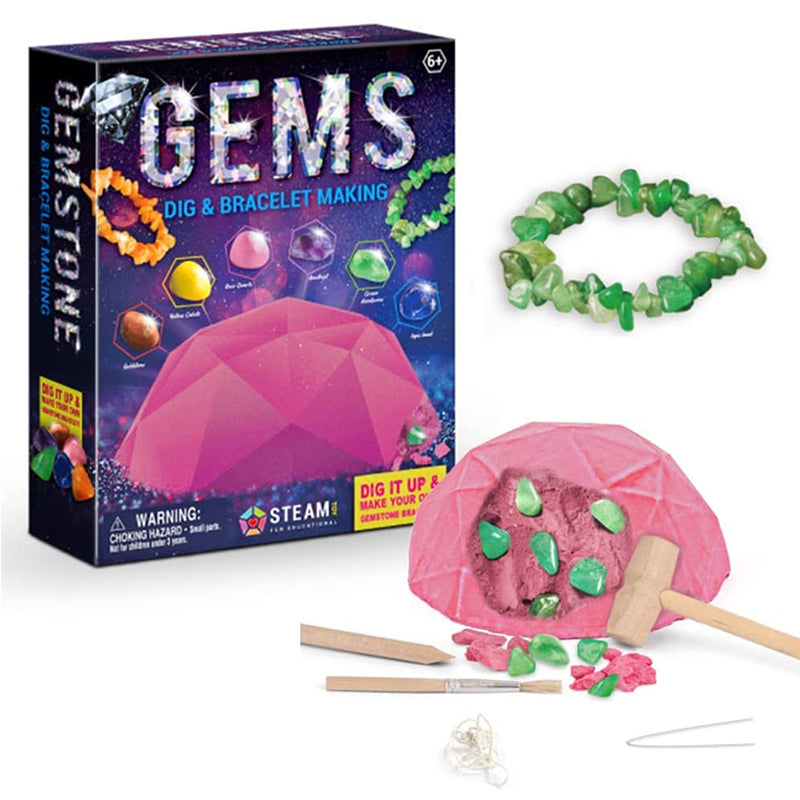 STEM DIY Gemstone Dig Kit Toy