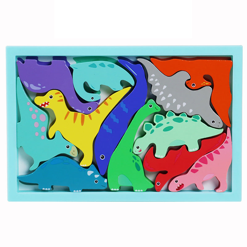 Wooden Puzzles for Kids, Montessori Learning Toy