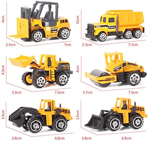 11 in 1 Construction Truck Carrier Toy