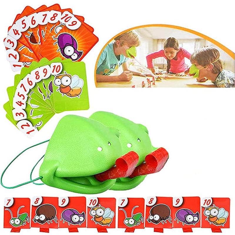 Sticking Tongue Catch Bugs Game Toys