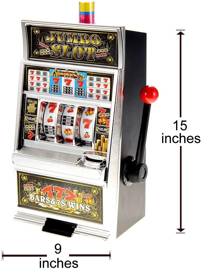 Jumbo Slot Machine Casino Toy Piggy Bank
