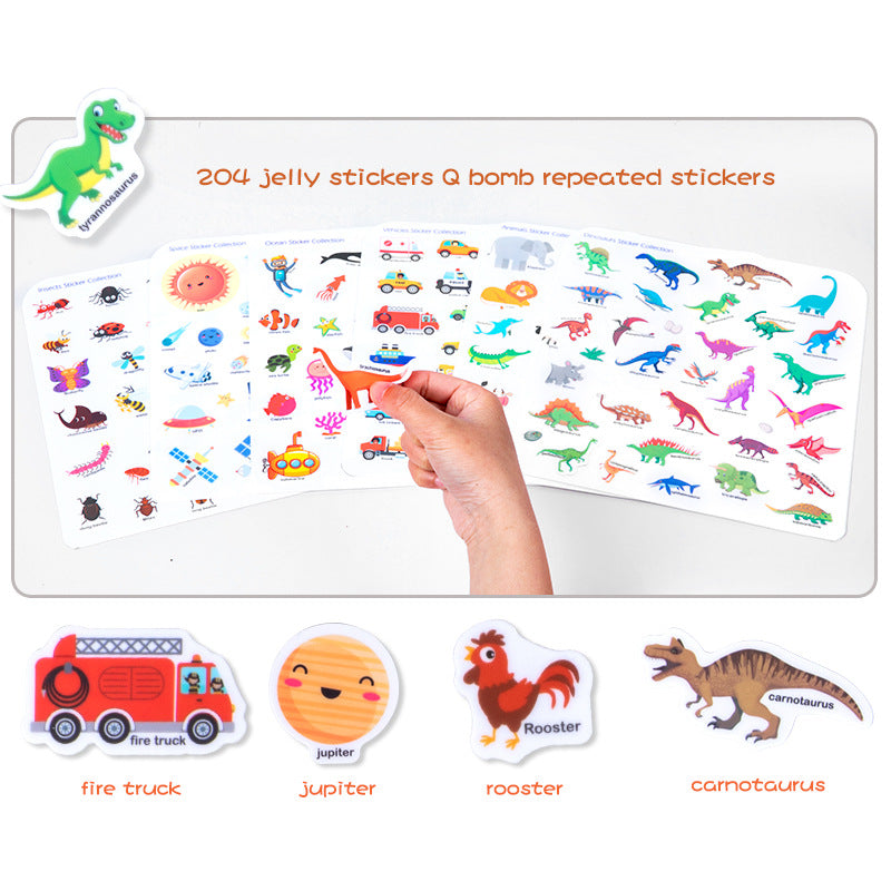 Reusable Sticker Books for Kids