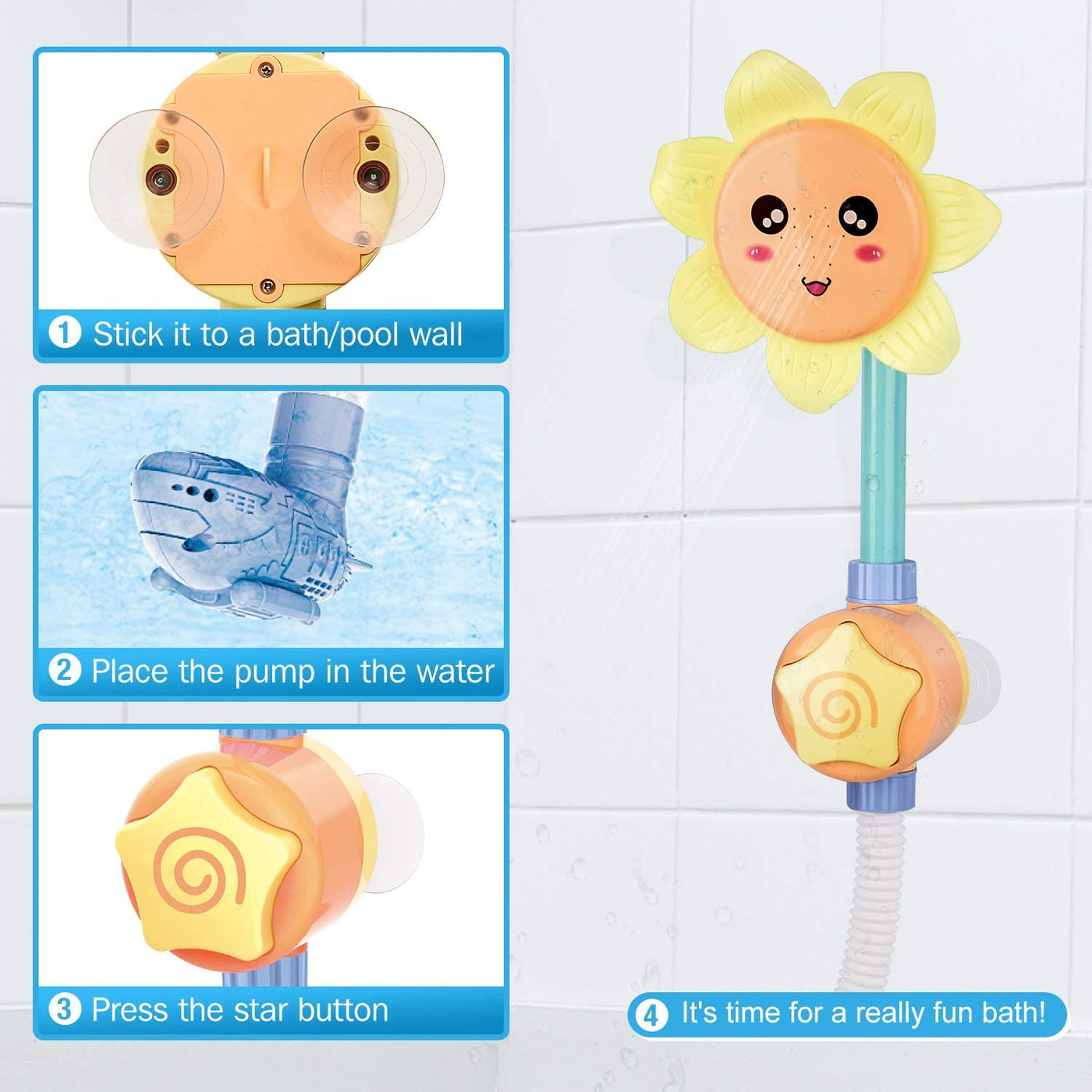 Sunflower Water Toy for Toddlers