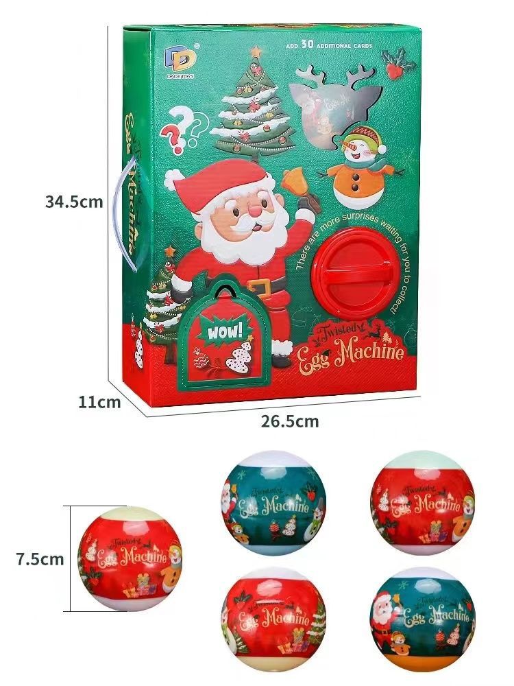 Christmas Mini Gacha Machine Blind Box Toy