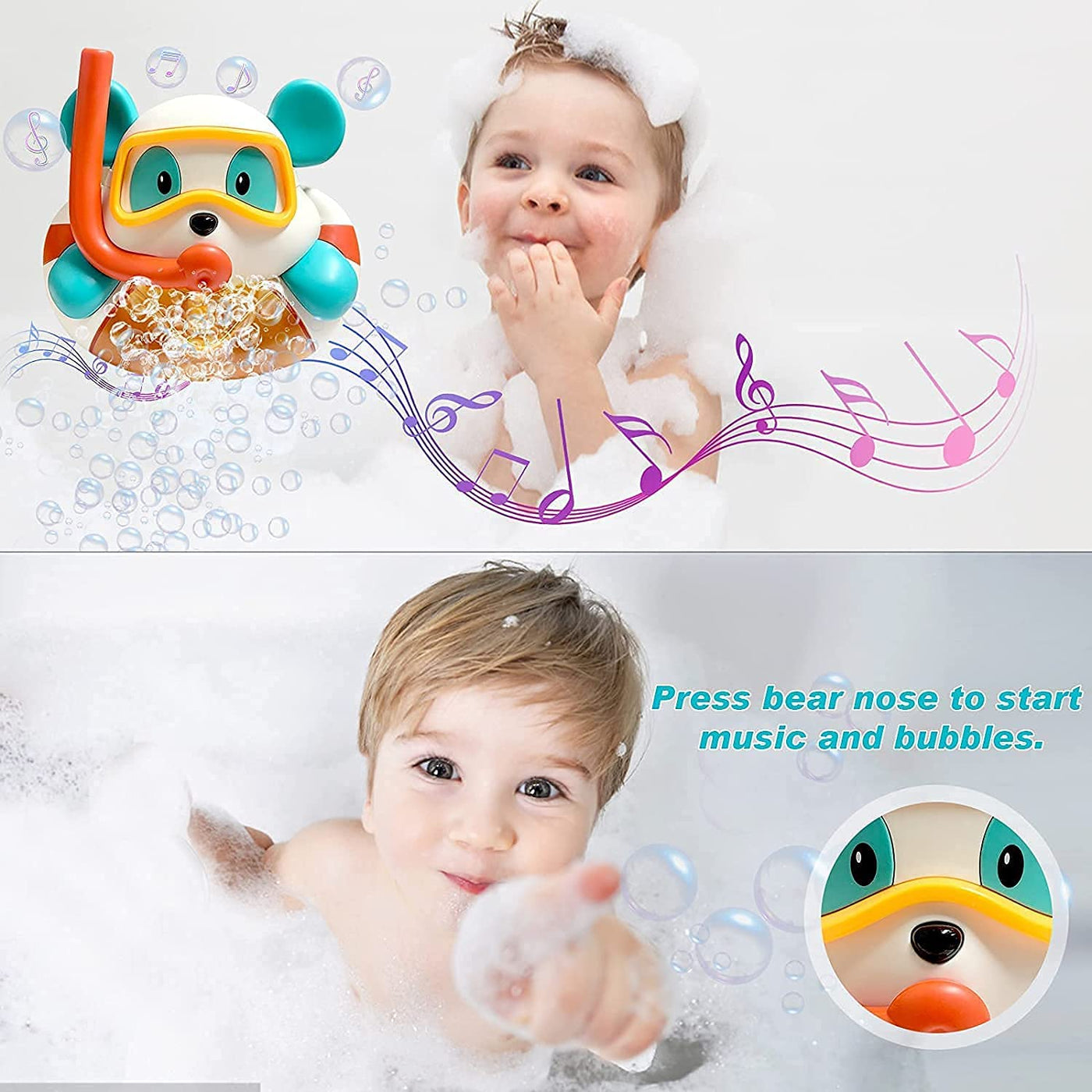 Bubble Blower Maker for Bathtub Toys