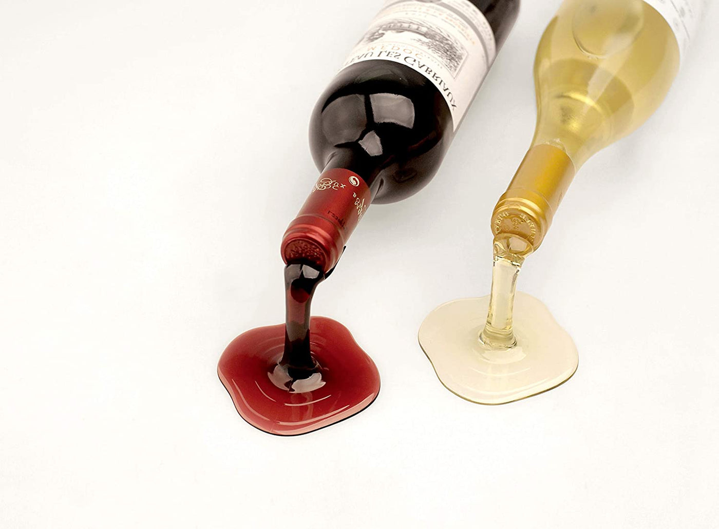 Plastic Spilled Wine Bottle Holder