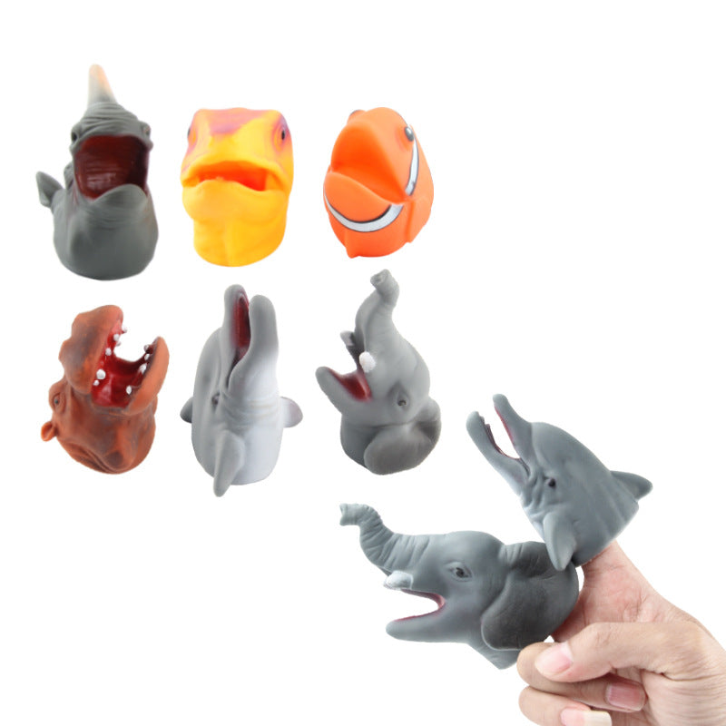 6 Pcs Finger Puppets Animals Toys