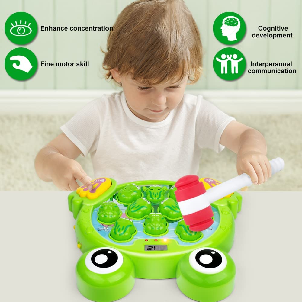 Interactive Whack A Frog Game Early Toy