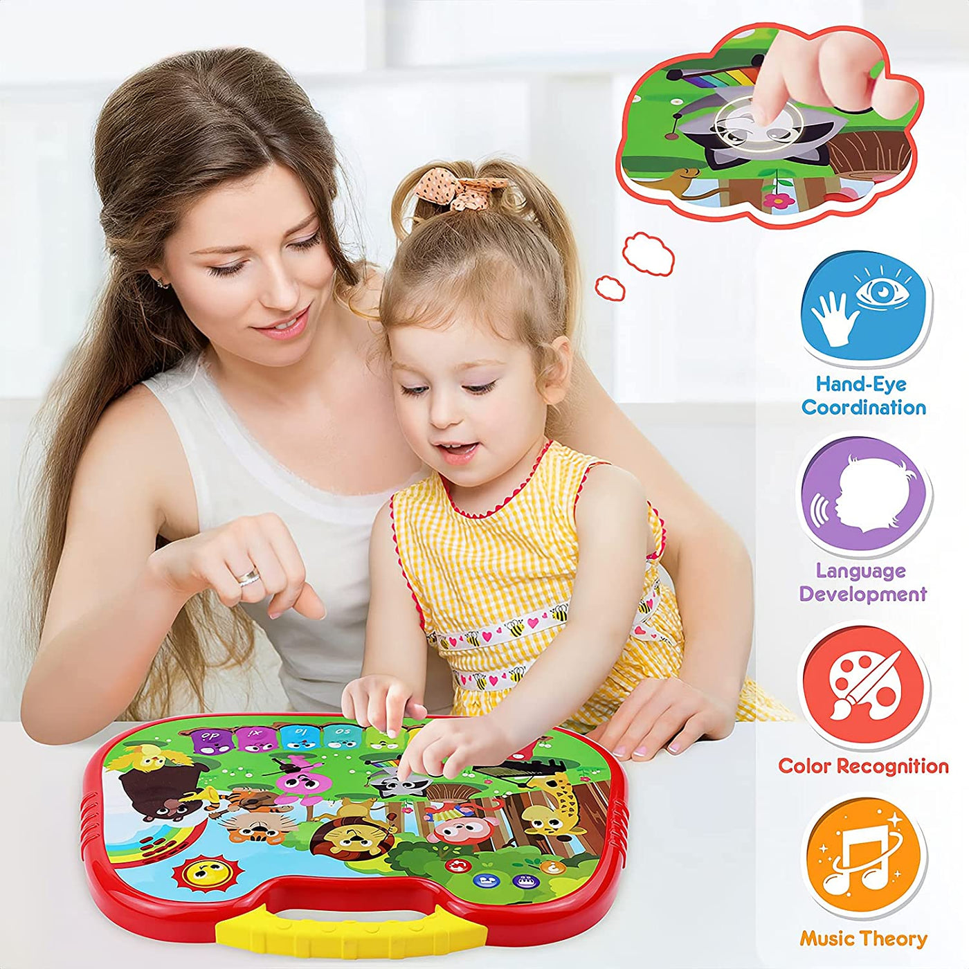 Baby Learning Toy Piano Board