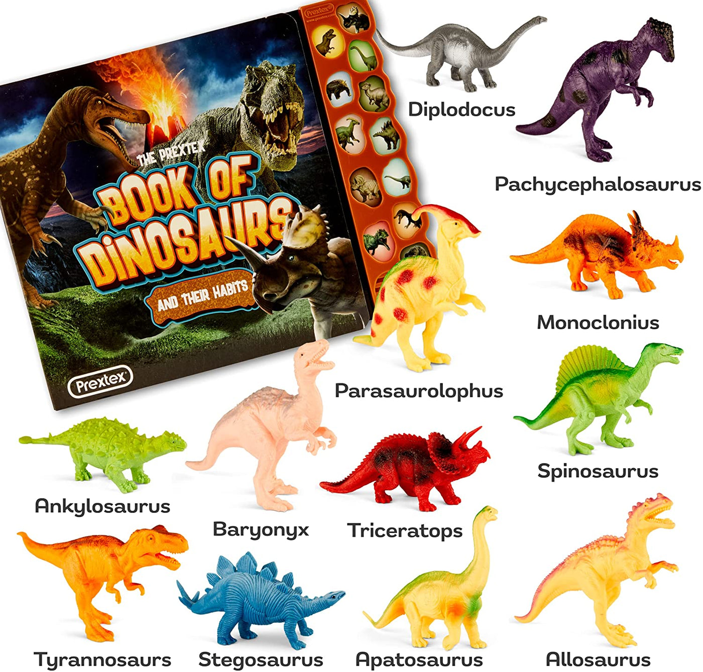 Dinosaur Sound Book,Realistic Looking Dino Toys