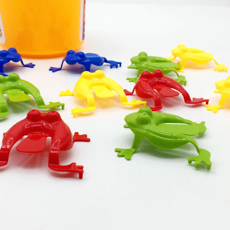 Finger Pressing Funny Bouncing Frog Toys
