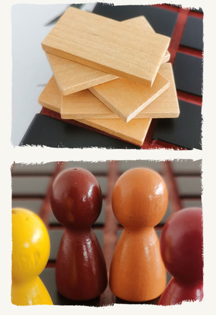Board Chess Game Varnish Fun toys