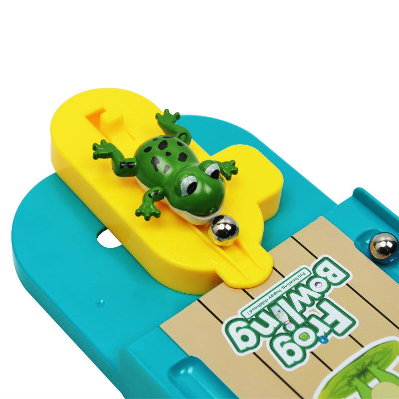 Mini Desktop Frog Bowling Game