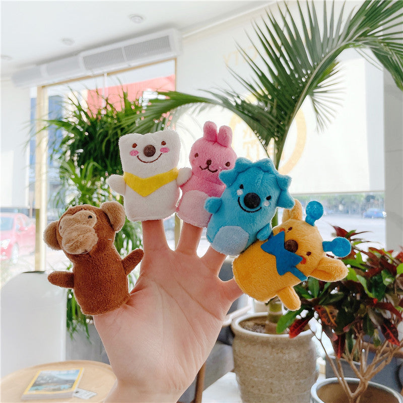 10Pcs Stuffed Animals Plush Finger Puppet