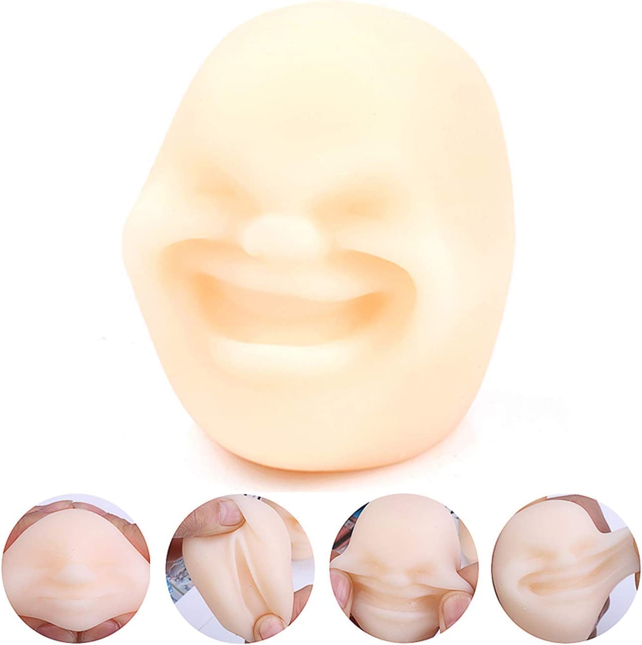 Squishy Toy Human Face Emotion Balls Stress Relief