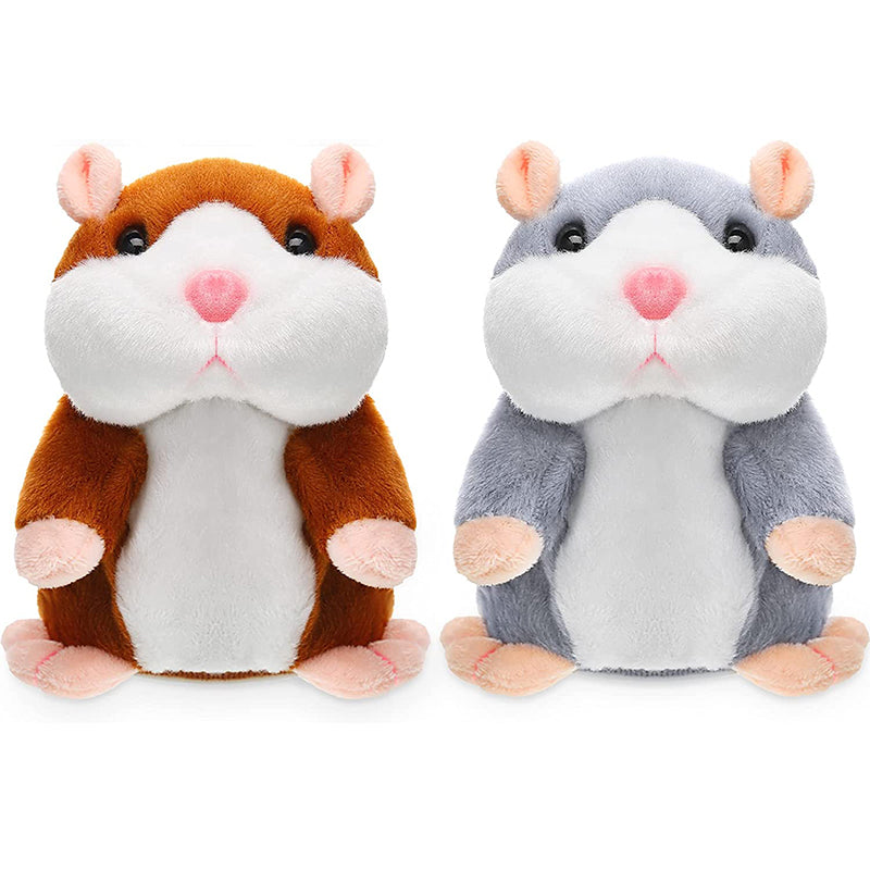 Repeats What You Say Plush Hamster Toy