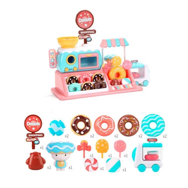 Play house supermarket donuts shop