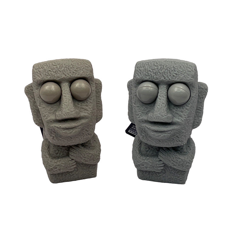 Rock Man face Decompression Toy