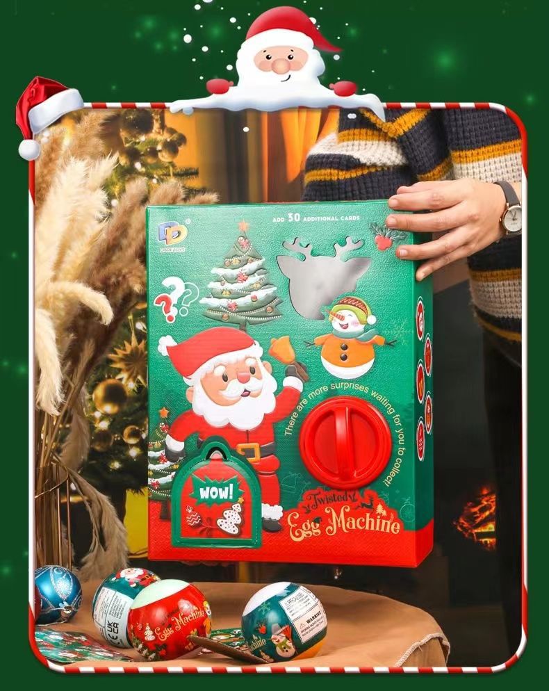 Christmas Mini Gacha Machine Blind Box Toy
